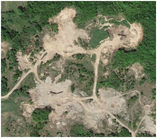 Satellite image of our gravel pit